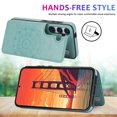 thumbnail image 7 of Allytechgroup Case for Samsung Galaxy S24 FE with Credit Card Slot, RFID Blocking PU Leather Slim Stand Shell Anti-shock Military Grade Drop Protection for Samsung Galaxy S24 FE, Green, 7 of 7