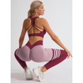 thumbnail image 4 of Seamless Workout Leggings for Women Scrunch Butt Lifting Leggings Booty High Waisted Yoga Pants, 4 of 6