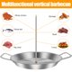 thumbnail image 3 of Muyoka Brocheta vertical Austok, para kebabs, giroscopios, accesorio para asar a la parrilla de acero inoxidable con 3 puntas extraíbles (8", 10" y 12"), ideal para shawarma, pollos enteros, carne gra Muyoka Hogar, 3 of 7