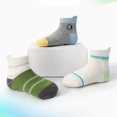 thumbnail image 3 of Fraobbg Ankle Style Socks with Grip for Little Girls & Boys Infants Toddlers Children 12 Pairs, 3 of 11