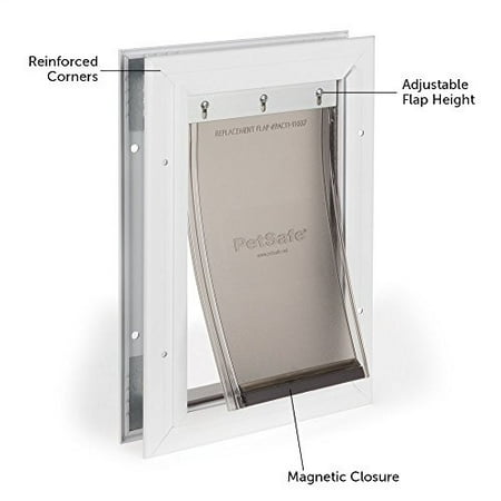 Petsafe Freedom Aluminum Pet Door White Small