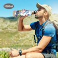 thumbnail image 6 of Yayeee 20oz Insulated Water Bottle Double Wall Stainless Steel with Flip Straw Lid, Abstract Mountain, 6 of 7