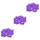 thumbnail image 4 of Inteprter 500 unids/set arreglos florales hermosos y realistas sin esfuerzo con texturas claras y morado intenso Type1 NO1, 4 of 6