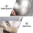 thumbnail image 4 of HLONK 1pc Stainless Steel Binaural Wok Home Practical Frying Pan Kitchen Utensil, 4 of 5