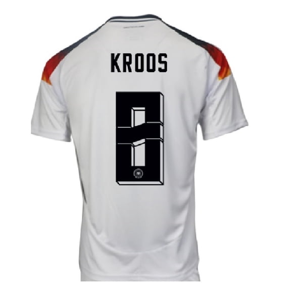 Jersey Toni Kroos 8 Seleccion 2025 Titular Local Blanca Talla M