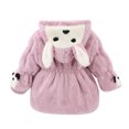 thumbnail image 3 of Hicidod Fleece Jacket Girls Autumn Winter Cute Hooded Furry Faux Fur Coat Warm Fashion Windproof Snowsuit Outwear, 3 of 6