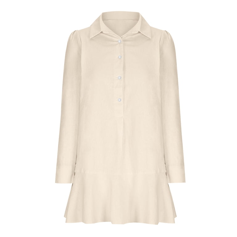 khaki dresses for ladies YestheTOYS Fall Summer Short 3/4 Length Sleeve V Neck Midi Mini Short Knee Length Lounge Dresses Womens 2026 Clothes Fashion mustard seed