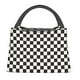 thumbnail image 1 of Fotbe Black and White Checkerboard Bolsa Térmica Portátil con Estampado, Bolsa de Entrega de Alimentos Aislada, Bolsa Reutilizable de Gran Capacidad para Comidas y Supermercado, 1 of 6