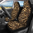 thumbnail image 3 of Pzuqiu Retro Shimmering Leopard Print Automobile Seat Cover Sets Full Set Car Seat Covers, Lightweight Easy to Install Car Seat Covers Full Set, 3 of 10