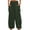 Army Green pants for women, variant on Usmixi Womens Loose Wide Leg Trousers Casual Solid Cotton Linen Elastic Waist Long Pants Comfy Lightweight Drawstring Pants with Pocket Gold XXL