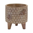 thumbnail image 3 of Pot w/Legs (Set of 2) 5"D x 5.25"H Resin, 3 of 3
