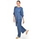 thumbnail image 2 of Set denim con diseño asimetrico Roman Fashion /Juvenil, 0050 (Dark) azul oscuro CH, 2 of 5