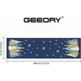 thumbnail image 6 of Christmas Table Runner 13x48 Inch, Xmas Trees Snowflakes Holiday Decorative Farmhouse Table Decoration for Kitchen Dinning, Indoor Outdoor Dinner Party Decor (Blue) GT151-48, 6 of 6