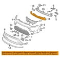 thumbnail image 3 of For 14-16 Soul Hatchback Front Bumper Face Bar Impact Energy Absorber Foam Pad, 3 of 5