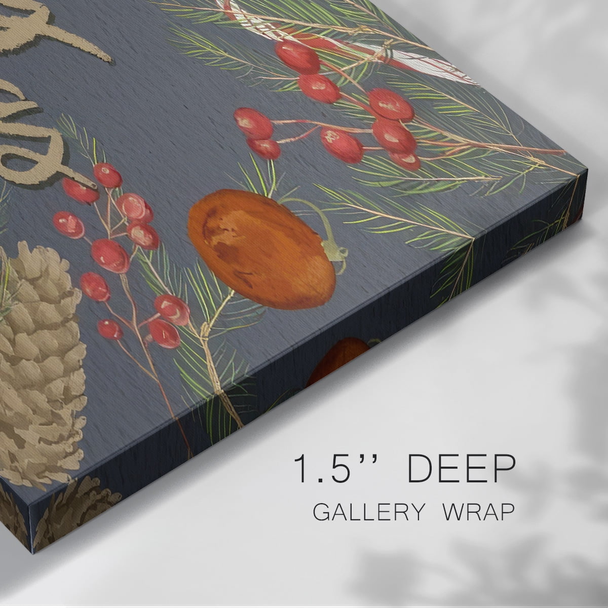 Holiday Sentiment I- Gallery Wrapped Canvas
