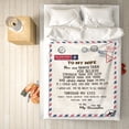 thumbnail image 2 of Blankets for Bed Qwtwty Envelope Blanket Thickened Flannel Custom Printed Lunch Break Warm Blanket on Clearance, 2 of 5