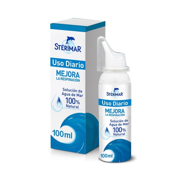 Stérimar Solución Humidificante Nasal Uso Diario 100 ml. Mejora la Respiración. Higiene Diaria para Toda la Familia. Eficacia Clínicamente Comprobada