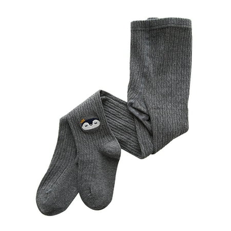 

ABIDE Winter Warm Girls Pants Children Breathable Knitted Pantyhose Warm Tights Kids Cartoon Animal Stockings