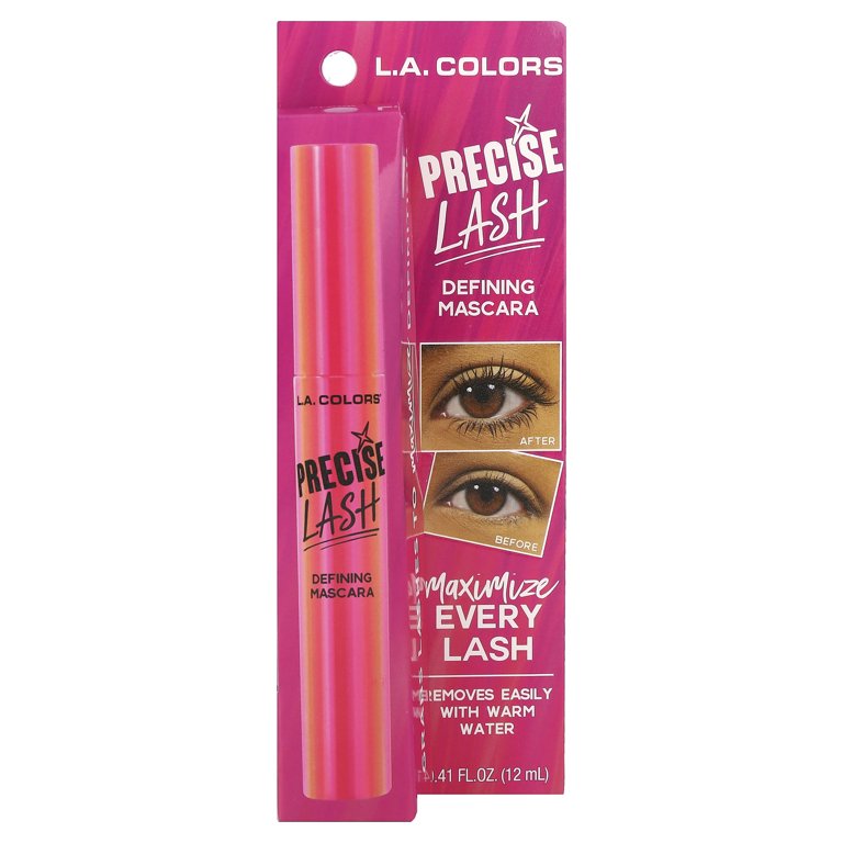 L.A. Colors Precise Lash, Defining Mascara, CBMS814 Black , 0.41