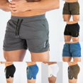 thumbnail image 1 of Men‘s Sports Training Bodybuilding Summer GYM Shorts Workout Fitness Short Pants, 1 of 5