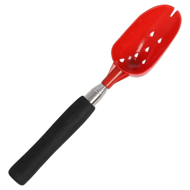 PRETXORVE Portable Ear Spoon Ear Spoon Aluminum Alloy Mini Spoon Telescopic Bait Casting Spoon