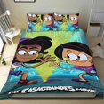 thumbnail image 1 of La película de los Casagrandes Conjunto de sábanas temático, trío de piezas, cómodo y amigable con la piel, diseño único, regalo de decoración para el hogar para familiares, amigos y fans,135cm *200cm, 1 of 6