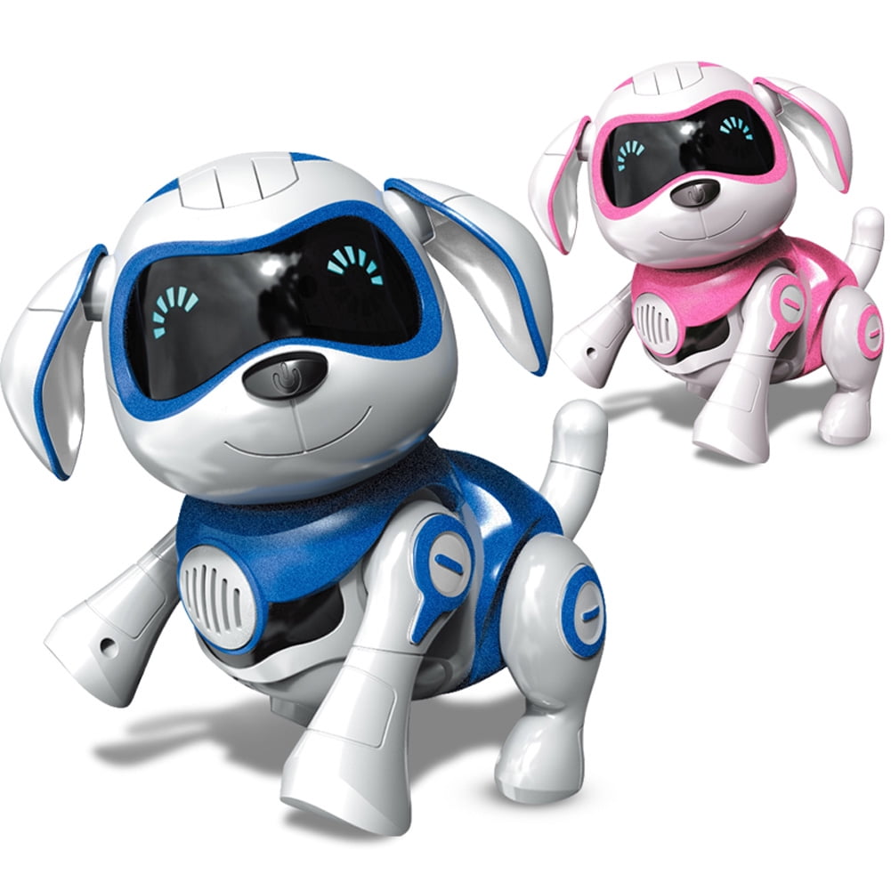 Smart Touch Sensor Electric Robot Dog Early Education Toy LED Lights for Kid 