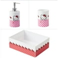thumbnail image 4 of Hello Kitty 3-Piece Bathroom Accessory Set, Toothbrush Holder, Soap Pump, Storage Bin, 4 of 8