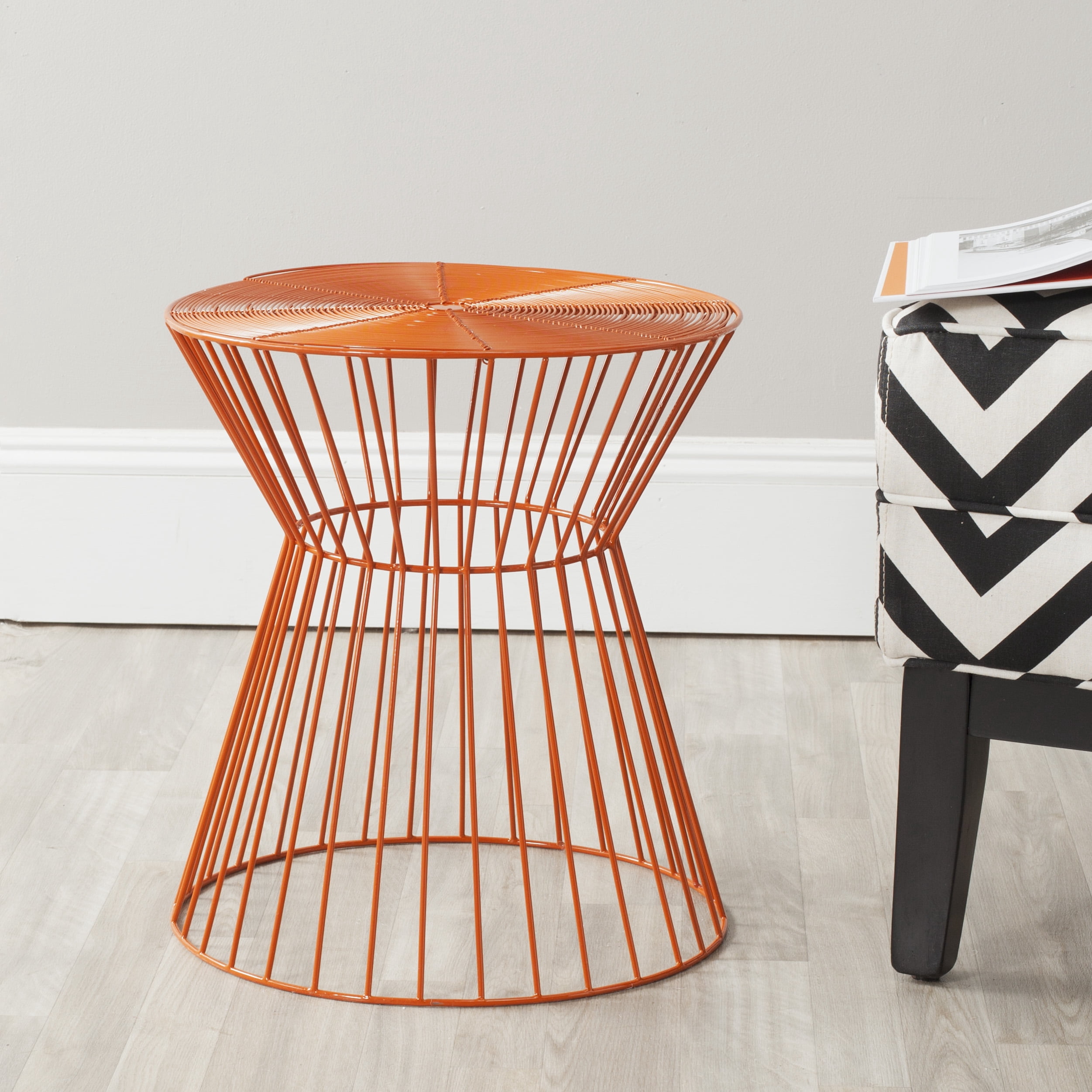 Safavieh Adele Iron Wire Stool, Multiple Colors