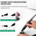 thumbnail image 4 of 350W Vertical & Horizontal Mini Belt Sander Electric Sanding Polishing Grinding Machine Small Angle Grinder with 10 Sanding Belt, 4 of 5
