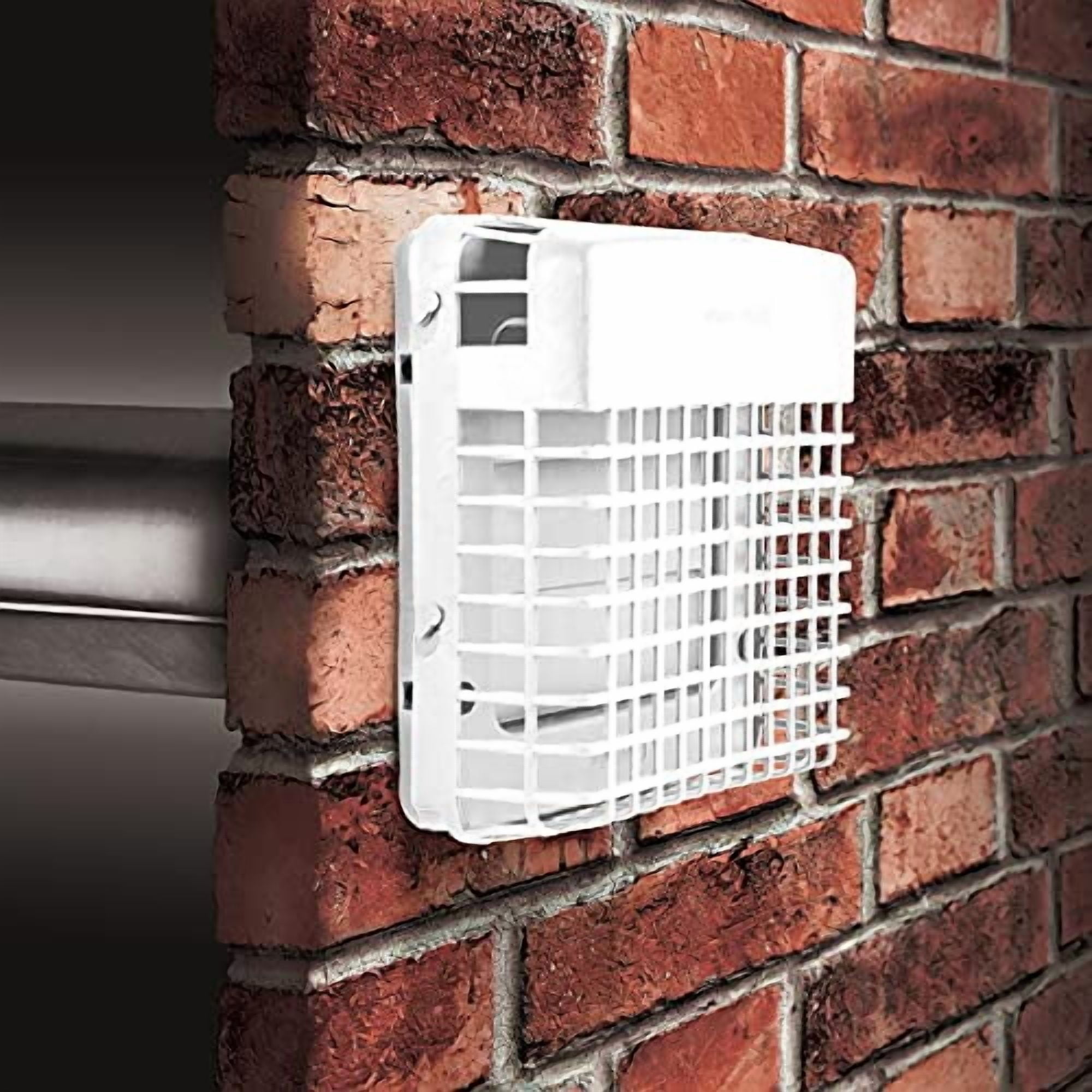 Dundas Jafine Prograde Dryer Vent Hood With Pest Guard - 4 In, White