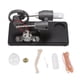 thumbnail image 1 of Kit de modelo de motor Stirling, modelo de generador de motor Stirling negro, modelo de experimento de ciencia física, juguete educativo, 1 of 14