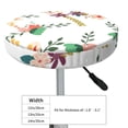 thumbnail image 2 of Goofa Pretty Floral With Leaves Printed Stool Covers Round, Waterproof Round Bar Stool Covers Anti-Slip Round Bar Stool Seat Cover with Elastic Bands Durable -13 inch, 2 of 7