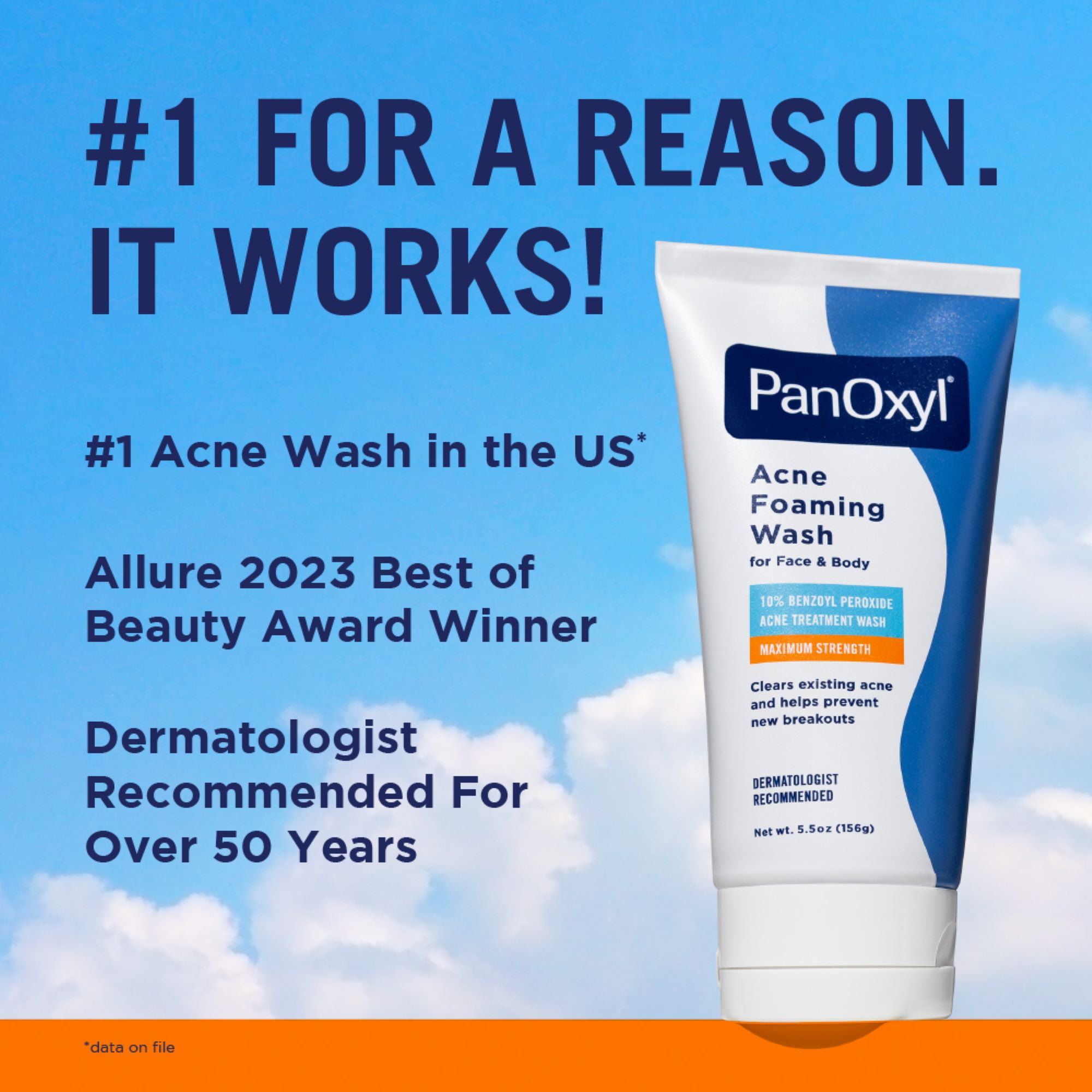 Panoxyl 10% Acne Foaming Wash - 5.5 Oz. - shaws