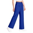 thumbnail image 7 of EnJoCho School 𝖴niform Pants Girls Wide Leg Dress Khaki Fashion Trousers Comfortable 𝖲tretchable Classic Formal Wear Children Clothing Bottoms Outfit Academic, 7 of 7
