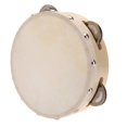 thumbnail image 1 of 6in Hand Held Tambourine Drum Bell Metal Jingles Percussion Musical Toy for KTV Party Kids Games, 1 of 4