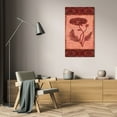 thumbnail image 3 of Delphine Corbin 15x32 Gallery Wrapped Canvas Wall Art Titled - Poppy Silhouette, 3 of 4