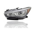 thumbnail image 4 of Headlight Assembly - Compatible/Replacement for '18-19 Infiniti Q50/Hybrid (Exclude Hybrid Luxe) - LED Without Adaptive Light System - Pair Set - 260106HH7A, 260606HH7A CAPA, 4 of 4