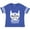 Football Blue and White, variant on Inktastic Waiting for My Beard to Grow in Boys Toddler T-Shirt