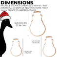thumbnail image 4 of 5 Piece Christmas Holiday Mini Baking Set – Spatula, Whisk & Snowman Cookie Cutters for Christmas Cookies & Holiday Treats, 4 of 5