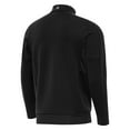 thumbnail image 3 of Men's Antigua Black Boston Bruins Generation Quarter-Zip Pullover Top, 3 of 3