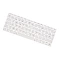 thumbnail image 3 of Thin Impermeable Lavable De De Silicona Fonético Español Película la adaptaciónción Para De blanco shamjiam Funda de silicona para teclado, 3 of 9