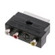 thumbnail image 5 of To 3 Convertidor de Adaptador RCA Compuesto + Interruptor De Entrada / Salida GOLD Sunnimix Adaptador RCA a Scart, 5 of 8