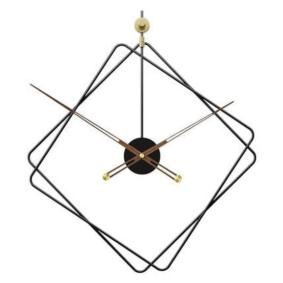 Iron  Home Decoration Modern Design Mounted Wall Clock
