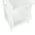 thumbnail image 4 of RiverRidge Amery 4-Tier 13in Ladder Shelf Bthroom Organizer with Storage Bin - White, 4 of 10