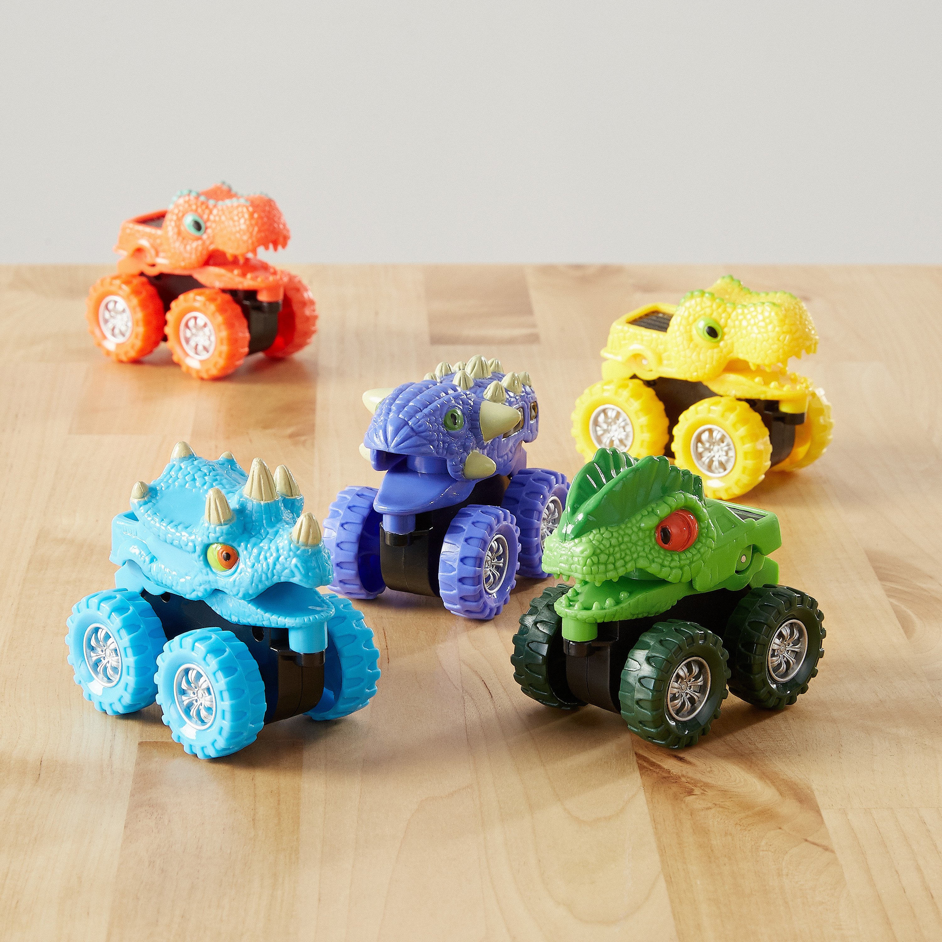 Spark Create Imagine 5 Piece Monster Trucks.  Amazing Looking Free Wheel Colorful Monster Trucks! - image 5 of 8