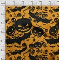 thumbnail image 3 of oneOone Silk Tabby Dark Mustard Fabric Halloween Sewing Fabric By The Yard Printed Diy Clothing Sewing Supplies 42 Inch Wide, 3 of 4