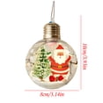 thumbnail image 3 of CASAFUN Snowman Christmas Hanging Ornament, Merry Christmas Pendant for Christmas Tree Window Car Decor, Xmas Santa Holiday Party Gift Welcome Sign Decorations for Kids Family Friends Garden, 3 of 5