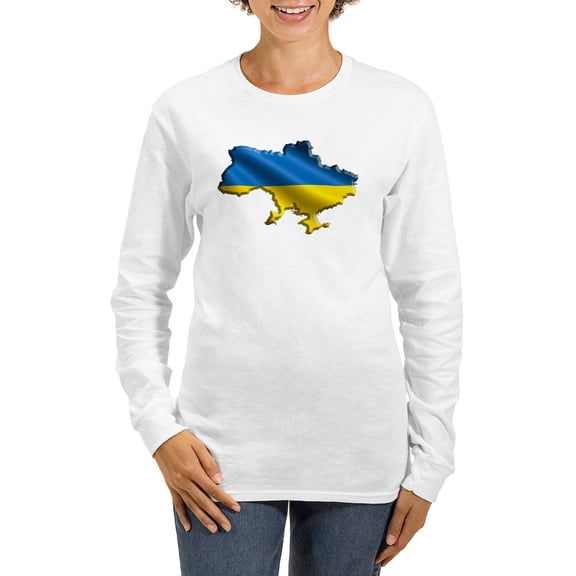 CafePress - Ukraine Pride Love Ukrainian F Long Sleeve T Shirt - Women's Long Sleeve Graphic Casual T-Shirt