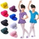 thumbnail image 3 of Verano Otoño Color Sólido Bebé Niñas Lindo Terciopelo Pantimedias Niños Ballet Medias Para De Baile 1-14 Años, 3 of 4
